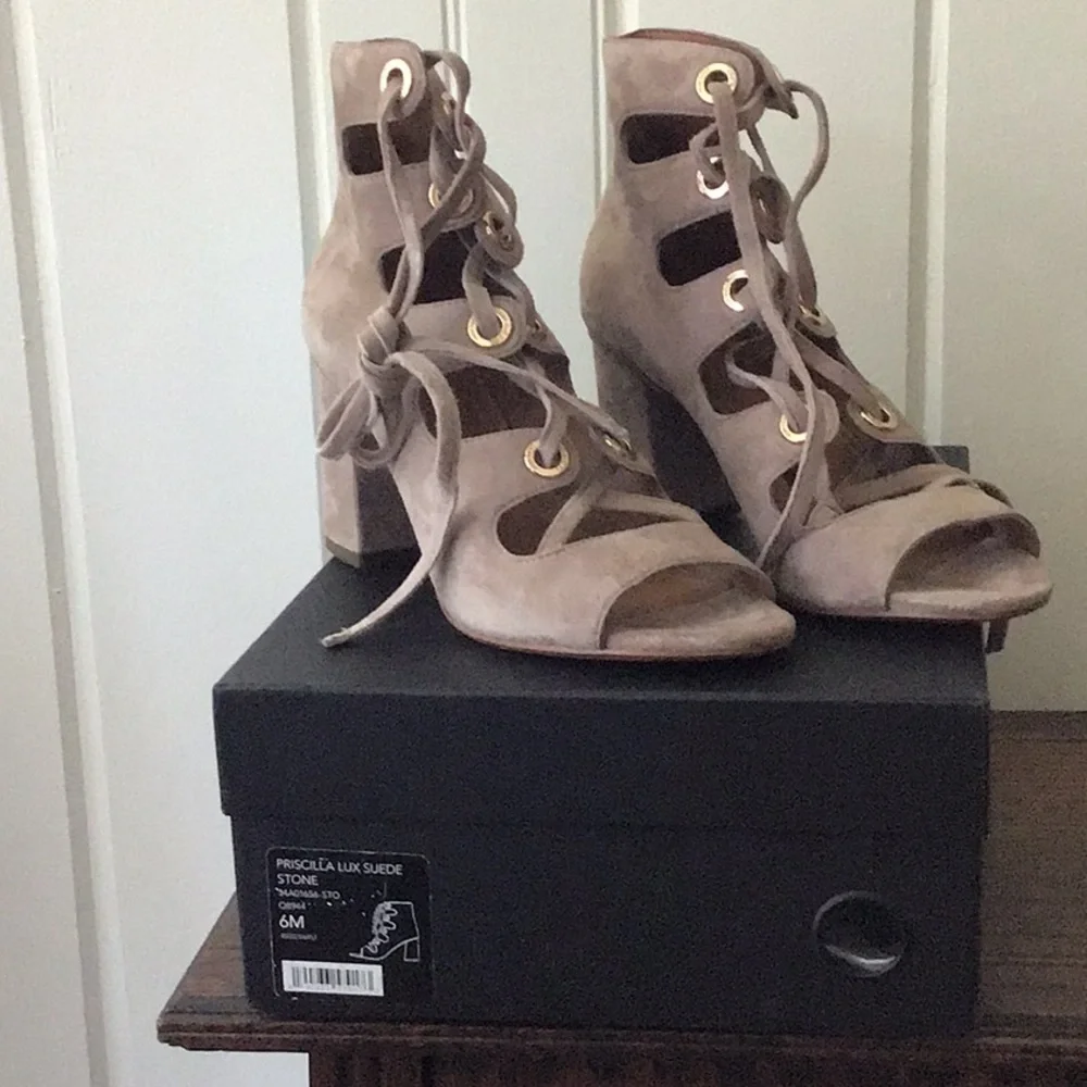 COACH PRISCILLA LUX SUEDE COLOR STONE NEW CONDITION - Picture 2 of 12